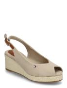 Flag Mid Wedge Espad Slingback Korolliset Sandaalit Espadrillot Cream ...