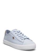 Vulc Canvas Lace Up Sneaker Matalavartiset Sneakerit Tennarit Blue Tom...