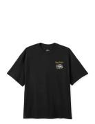 Bass Brains Ft S/S Stt Tops T-shirts Short-sleeved Black Brixton