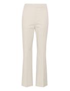 Weniw Bootcut Pants Bottoms Trousers Flared Cream InWear