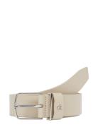 Ck Loop Square Buckle 3.0 Vyö Beige Calvin Klein