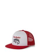 Bass Brains Ft Mp Trucker Hat Accessories Headwear Caps Red Brixton