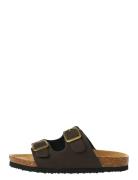 Nlnzoel Sandal Shoes Summer Shoes Sandals Brown LMTD