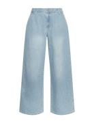 Mschingrid Lis Hw Wide Jeans Bottoms Jeans Wide Blue MSCH Copenhagen