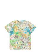 Riley Tops T-shirts Short-sleeved Blue Molo