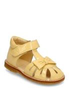 Sandals - Flat - Closed Toe Shoes Summer Shoes Sandals Yellow ANGULUS