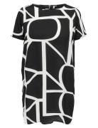 Carlux Life Ss Tunic Dress Wvn Noos Lyhyt Mekko Black ONLY Carmakoma