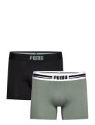 Puma Men Everyday Placed Logo Boxers 2P Bokserit Multi/patterned PUMA