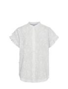 Nugisella Shirt Tops Shirts Short-sleeved White Nümph