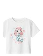 Nmffrejane Ss Nreg Top Tops T-shirts Short-sleeved White Name It