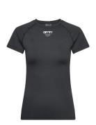 Edge Core Short Sleeve Sport T-shirts & Tops Short-sleeved Black Aim´n