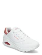 Womens Uno Matalavartiset Sneakerit Tennarit White Skechers