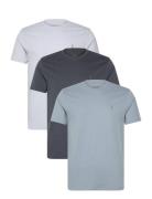 Brace Tops T-shirts Short-sleeved Blue AllSaints