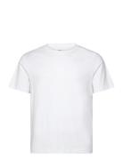 Boxy Heavyweight T-Shirt Tops T-shirts Short-sleeved White Weekday