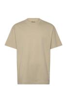 Over D Heavyweight T-Shirt Tops T-shirts Short-sleeved Beige Weekday