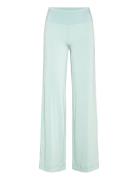 Evelen T Bottoms Trousers Straight Leg Blue Andiata