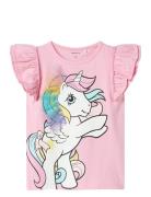 Nmfmika Mlp Ss Top Cplg Tops T-shirts Short-sleeved Pink Name It