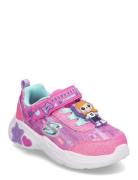 Girls Snuggle Sneaks Skech Squad Matalavartiset Sneakerit Tennarit Pin...