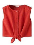 Nmffalinnen Sl Top Tops Blouses & Tunics Red Name It