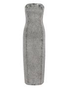Gzzauma Sl Long Dress Maksimekko Juhlamekko Grey Gestuz