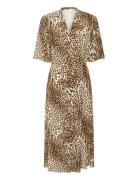 Gzkadla Wrap Dress Polvipituinen Mekko Multi/patterned Gestuz