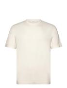 Eco Vero S/S O-Neck Tee Tops T-shirts Short-sleeved White Lindbergh