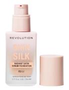 Revolution Makeup Skin Silk Serum Foundation F5 Meikkivoide Meikki Rev...