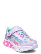Girls Flutter Heart Lights Matalavartiset Sneakerit Tennarit Pink Skec...