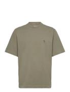 Anf Mens Knits Tops T-shirts Short-sleeved Green Abercrombie & Fitch