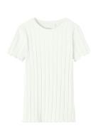 Nkfnoralina Ss Top Noos Tops T-shirts Short-sleeved White Name It