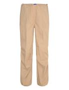 Hafisa-1-D_B Bottoms Trousers Cargo Pants Beige HUGO BLUE