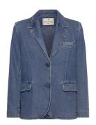 Stella Relaxed Blazer Foolish Blazers Single Breasted Blazers Blue Lev...