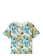 Nkmfango Ss Nreg Top Box Tops T-shirts Short-sleeved Blue Name It