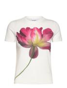 Plata Tops T-shirts & Tops Short-sleeved White Desigual