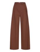Barbour Lucy Trousers Bottoms Trousers Wide Leg Brown Barbour