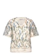 Ulfin Tops Blouses Short-sleeved Multi/patterned Munthe