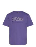 T-Shirt Sport T-shirts Short-sleeved Purple EA7