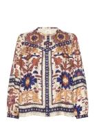 Blouse Ver Tops Blouses Long-sleeved Beige Ba&sh