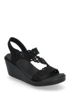 Women Rumble On Sassier Dayz Kiilakorkokengät Black Skechers