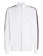 Global Stripe Stand Collar Tops Sweat-shirts & Hoodies Sweat-shirts Wh...