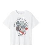 Nkmhals Ss Nreg Top Tops T-shirts Short-sleeved White Name It
