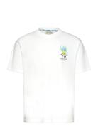 Relaxed-Fit Front And Back Artwork T-Shirt Tops T-shirts Short-sleeved...