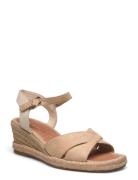 Women Sandals Kiilakorkokengät Beige Tamaris