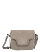 Suede Veg Iris Braid Bag Bags Crossbody Bags Grey Becksöndergaard