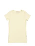 Tago Tops T-shirts Short-sleeved Yellow MarMar Copenhagen