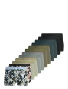 Jacjonah Flower Trunks 12 Pack Bokserit Khaki Green Jack & J S