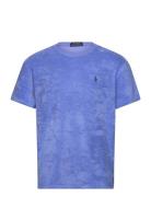 Classic Fit Terry T-Shirt Tops T-shirts Short-sleeved Blue Polo Ralph ...