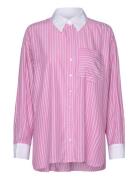 Lakelynn Shirt Tops Shirts Long-sleeved Pink Noella