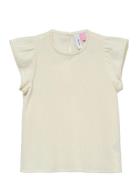 Vmpretty Ss Top Wvn Ga Girl Tops Blouses & Tunics Cream Vero Moda Girl