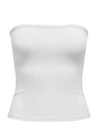 Onllive Love Life Tube Top Jrs Tops T-shirts & Tops Sleeveless White O...